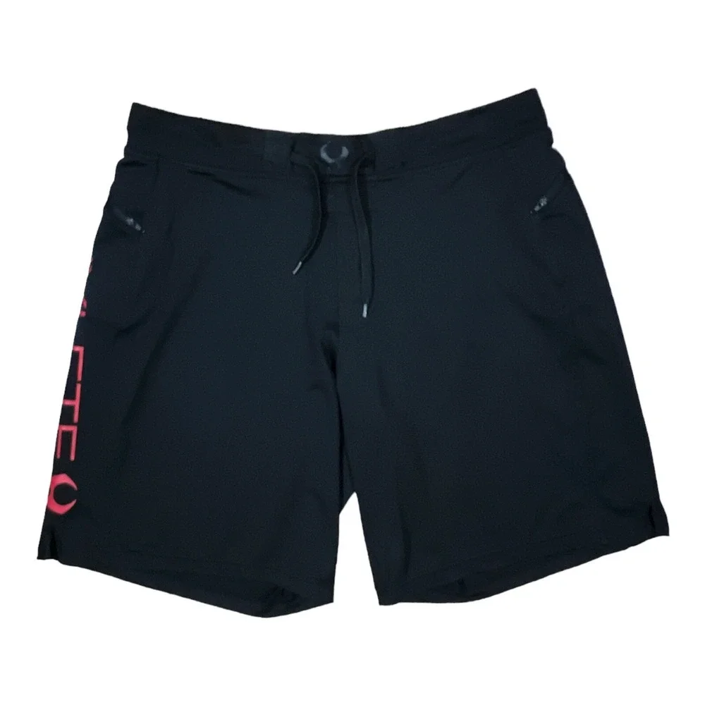 Hylete Shorts Men's Stretch Black Stretch Pockets Athletic Cross-fit Size LARGE